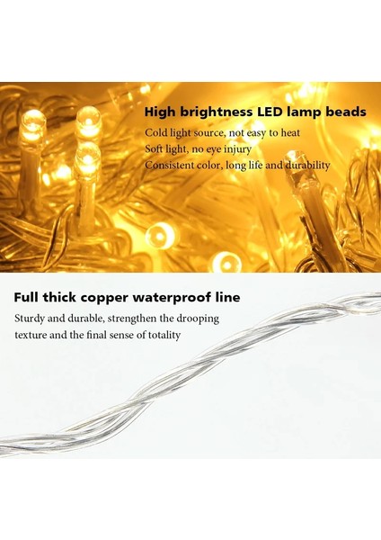 Beyaz 4.6m Yılbaşı Işıkları Dış Dekorasyon Sarkık LED Curtale Dize Işıkları Peri Düğün Noel Partisi Çelenk Işıkları (Yurt Dışından) indirimleri