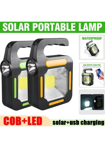 B Şarj Edilebilir Lamba Taşınabilir Güneş Kamp Feneri Su Geçirmez El Feneri USB Şarj ile Acil Kamp Işık Balıkçılık Için Barbekü (Yurt Dışından) fiyatları