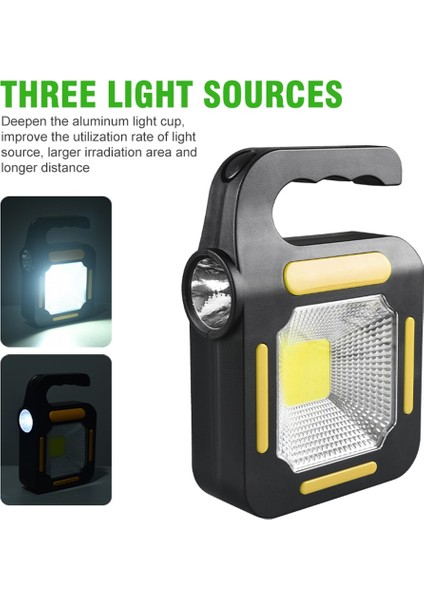 B Şarj Edilebilir Lamba Taşınabilir Güneş Kamp Feneri Su Geçirmez El Feneri USB Şarj ile Acil Kamp Işık Balıkçılık Için Barbekü (Yurt Dışından) modelleri