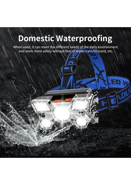 A-18650 LED Far Güçlü Kafa El Feneri Güçlü Farlar Balıkçılık Ön Fenerler Avcılık Şarj Edilebilir Lamba Kamp Ön Işıkları (Yurt Dışından) modelleri
