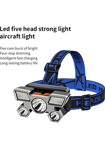 A-18650 LED Far Güçlü Kafa El Feneri Güçlü Farlar Balıkçılık Ön Fenerler Avcılık Şarj Edilebilir Lamba Kamp Ön Işıkları (Yurt Dışından) fırsatları