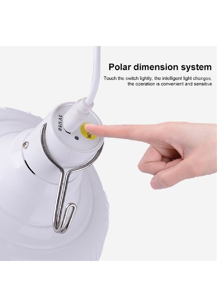 80W Üç Vitesli Ayar LED Lamba Ampul Taşınabilir Açık USB Şarj Edilebilir Aydınlatma Lambası Açık Balıkçılık Kamp Acil Durum Lambası (Yurt Dışından) fırsatları