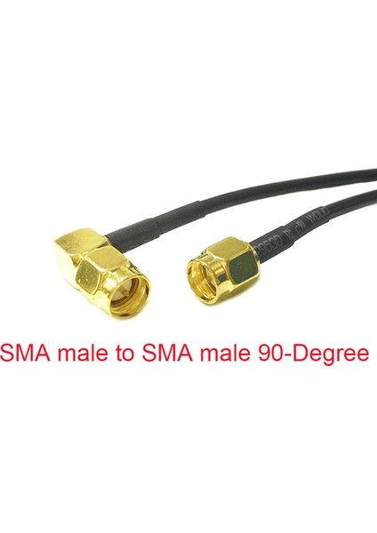 No.4 Stili 10CM Wıfı Anten Uzatma Kablosu Sma Erkek Fiş Dişi Jack Düz Sağ Açı Pigtail Adaptörü Rgmcmcmcmcm (Yurt Dışından)