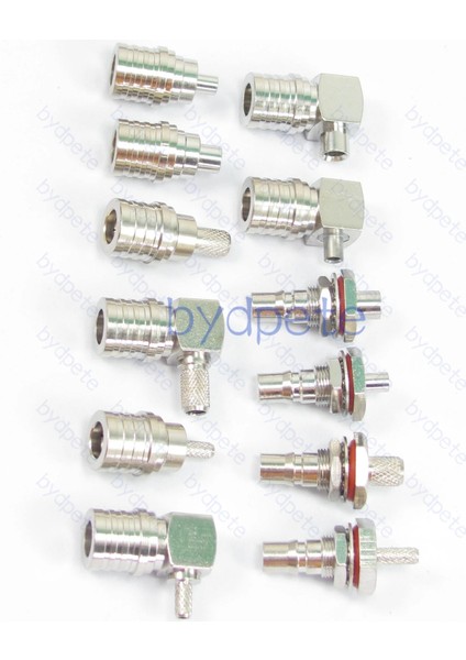 Qmamr3 Stili 6 Adet Qma Erkek Dişi Düz Sağ Açı Konnektör Kıvrımı RG316 RG174 LMR100 RG402 RG405 RG58 RG142 LMR195 Koaksiyel Kablo 50OHM (Yurt Dışından)