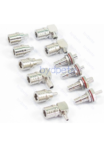 Qmamr3 Stili 6 Adet Qma Erkek Dişi Düz Sağ Açı Konnektör Kıvrımı RG316 RG174 LMR100 RG402 RG405 RG58 RG142 LMR195 Koaksiyel Kablo 50OHM (Yurt Dışından)