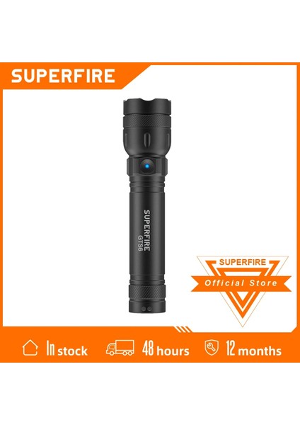 Gts6 Superfıre Gts6 7W Mini Edc LED El Feneri 5 Mod Usb-C Şarj Edilebilir Dahili Pil Ultra Parlak Torch Kamp Feneri (Yurt Dışından) fiyatları
