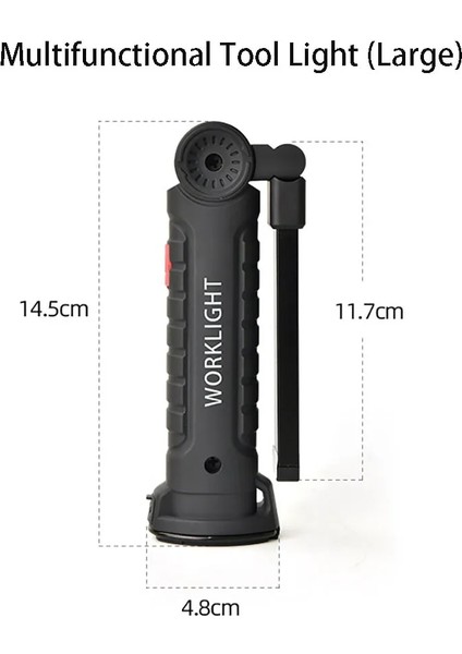 Büyük Araba Tamir Işıkları Taşınabilir Lambalar Yüksek Güç Şarj Edilebilir LED Işıklar Kamp Fener El Feneri Çadır Dış Mekan LED Aydınlatma Ampul (Yurt Dışından)