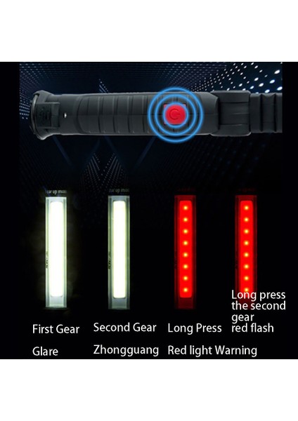 Büyük Araba Tamir Işıkları Taşınabilir Lambalar Yüksek Güç Şarj Edilebilir LED Işıklar Kamp Fener El Feneri Çadır Dış Mekan LED Aydınlatma Ampul (Yurt Dışından) modelleri