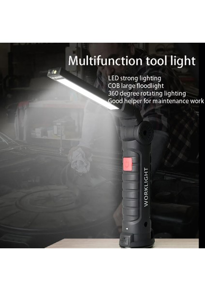 Büyük Araba Tamir Işıkları Taşınabilir Lambalar Yüksek Güç Şarj Edilebilir LED Işıklar Kamp Fener El Feneri Çadır Dış Mekan LED Aydınlatma Ampul (Yurt Dışından) fırsatları