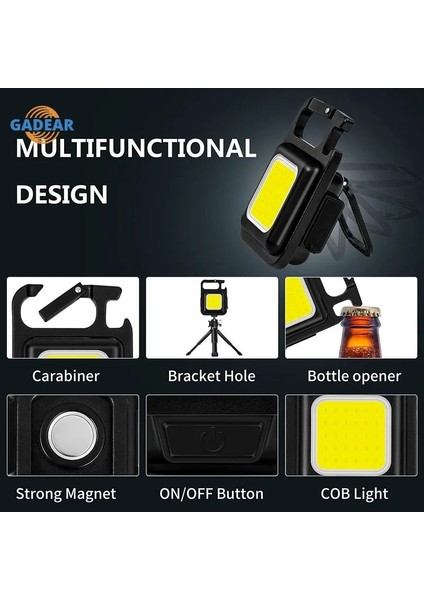 A 5 Adet Flaş Işığı Cep Klip Mutifuction Taşınabilir El Feneri Cep Çalışma Işıkları Outdorr Kamp Balıkçılık Tırmanma Fener LED (Yurt Dışından) modelleri