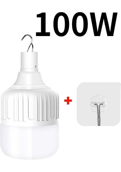 100W 500W Kamp Işık USB Şarj Edilebilir LED Işık Acil Durum Ampul Çadır Aydınlatma Kamp Ekipmanları Ampul Taşınabilir Fenerler (Yurt Dışından)