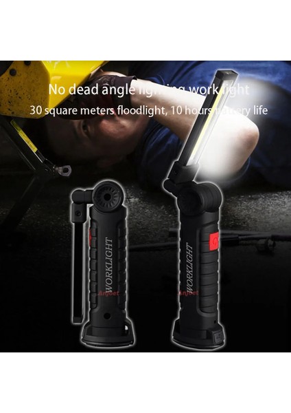 Büyük Araba Tamir Işıkları Taşınabilir Lambalar Yüksek Güç Şarj Edilebilir LED Işıklar Kamp Fener El Feneri Çadır Dış Mekan LED Aydınlatma Ampul (Yurt Dışından) indirimleri