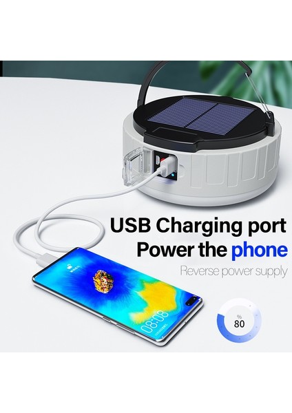 Güneş Kamp Işık Güneş Enerjili Fener USB Şarj Edilebilir LED El Feneri Balıkçılık Kamp Malzemeleri Güç Bankası Dış Aydınlatma (Yurt Dışından) modelleri