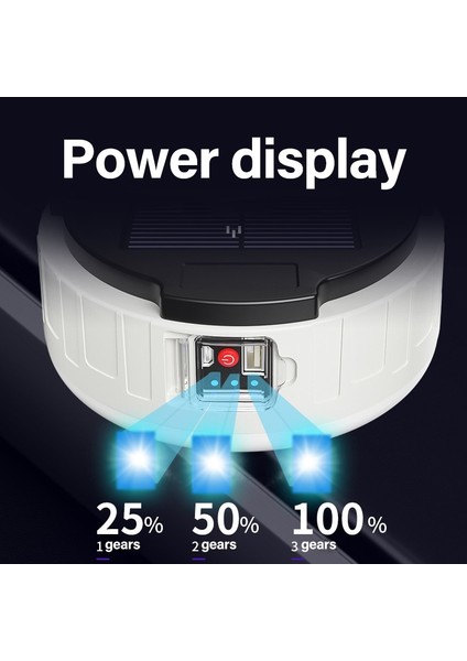 Güneş Kamp Işık Güneş Enerjili Fener USB Şarj Edilebilir LED El Feneri Balıkçılık Kamp Malzemeleri Güç Bankası Dış Aydınlatma (Yurt Dışından) indirimleri