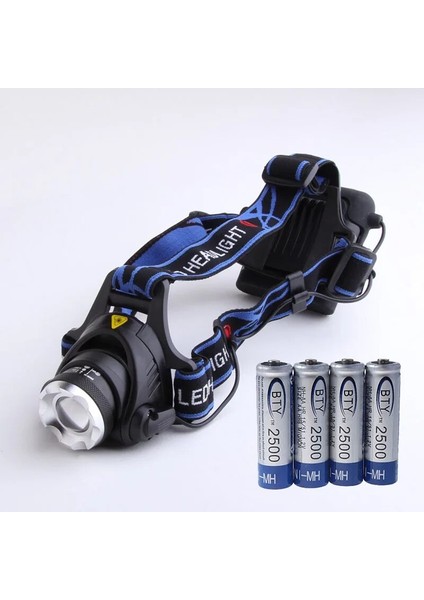 A2 4000 Lümen LED Far 3 Mod T6 Ayarlanabilir Odak Suya Dayanıklı Far Aa Pil Kafa Lambası Kamp Işık (Yurt Dışından) fiyatları