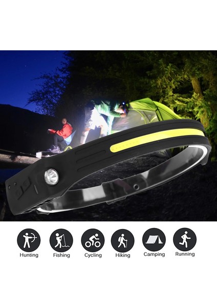 4 Adet Tarzı Değiştirilebilir 1-Ob LED Far Sensörü Far Su Geçirmez Torch Kafa Lambası USB Şarj Edilebilir 4 Aydınlatma Modu Çalışma Işığı Kafa Lambası Torch (Yurt Dışından) fırsatları