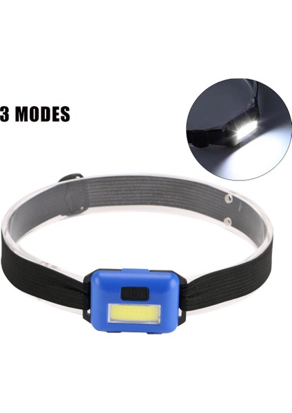 No.3 Boyutu Mini Farlar Taşınabilir Cob LED Farlar Su Geçirmez Kafa Ön Işık Kamp Far 3 Anahtar Modu ile Kafa El Feneri Torch (Yurt Dışından)