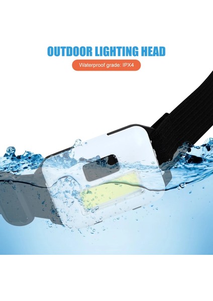 No.3 Boyutu Mini Farlar Taşınabilir Cob LED Farlar Su Geçirmez Kafa Ön Işık Kamp Far 3 Anahtar Modu ile Kafa El Feneri Torch (Yurt Dışından) indirimleri