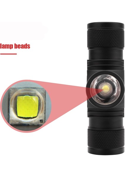 C Boruıt D20 Zumlanabilir Mini Headlamlm LED Far USB Şarj Aleti Pil Baş Feneri Kamp Avcılık Açık El Feneri (Yurt Dışından) fırsatları