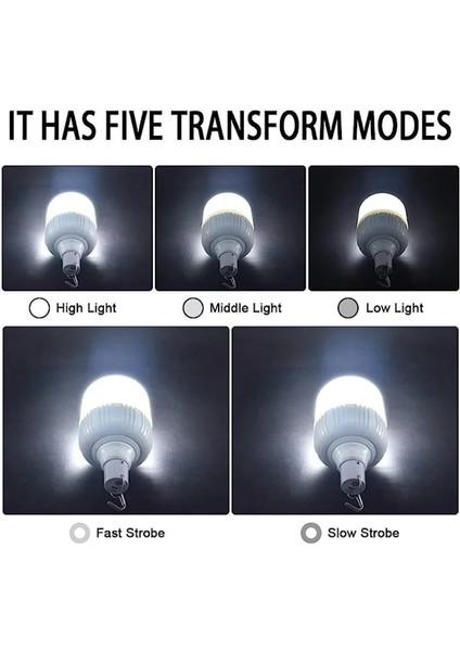 180W. USB Şarj Edilebilir LED Acil Durum Işıkları Ev Açık Taşınabilir Fenerler Acil Durum Lambası Ampul Pil Fener Barbekü Kamp Işığı (Yurt Dışından) modelleri