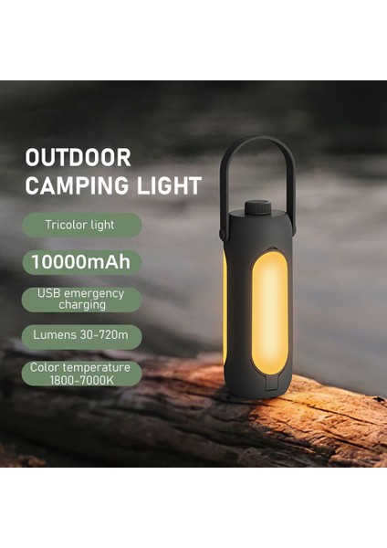 Beyaz Taşınabilir Kamp Işık Katlanır Kamp Lambası Kademesiz Karartma Katlanır Kamp Lambası Usbcharging Açık Kamp Fener Güç Bankası (Yurt Dışından) modelleri