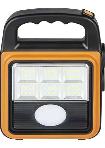 A Taşınabilir LED Fener Işıkları 5 Mod Su Geçirmez Güneş Enerjili Asılı El Feneri USB Şarj Edilebilir Acil Katlanabilir Çadır Lambası (Yurt Dışından)