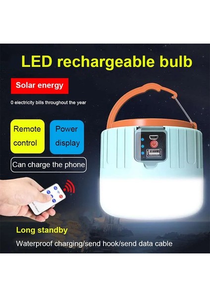 60W 280 W Solar Lamba LED Işıkları Şarj Edilebilir Enerji Tasarruflu Fener Ip6 Su Geçirmez Işık Kamp Güçlü Güç Bankaları Uzaktan Kumanda (Yurt Dışından) modelleri