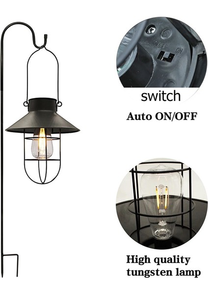 C Mini Retro Metal Avize Sıcak Işık LED Kamp Işığı Şarj Edilebilir Işık Açık Çadır Işığı (Yurt Dışından)