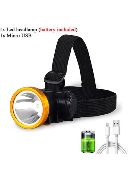 B-02 Taşınabilir Kafa Işık LED Far USB Şarj Edilebilir Kafa Torch Lambası Açık Kamp Bisiklet Balıkçılık El Feneri Için Acil Işık (Yurt Dışından)