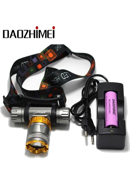 Siyah Stil J Yüzme 5800LM T6 Dalış Kafası Lambası Su Geçirmez Far LED Aydınlatma LED Far Işığı Torch + Pil + Aarger (Yurt Dışından) modelleri