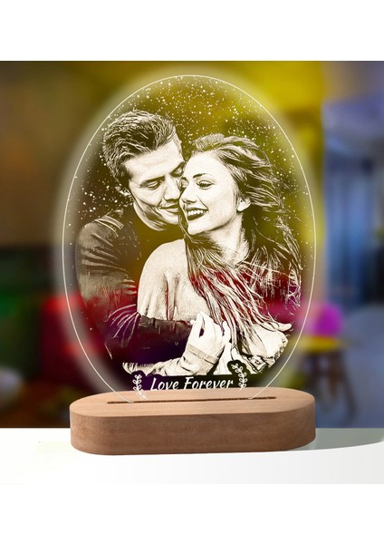 No.13 Tarzı No.12 Boyutu Kişiselleştirilmiş 3D Fotoğraf Lambası Özel Fotoğraf ve Metin Özelleştirilmiş Sevgililer Günü Evlilik Yıldönümü Doğum Günü 3D Gece Lambası Hediyeler (Yurt Dışından)