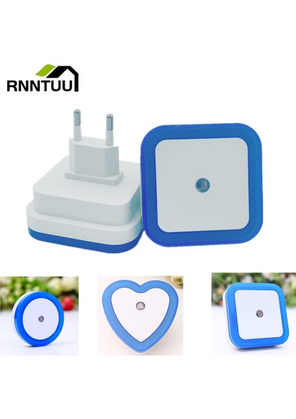 Yuvarlak-Mavi Rnntuu LED Gece Lambası Mini Işık Sensörü Kontrolü 110 V 220 V Ab Abd Plug Gece Lambası Çocuklar Çocuklar Için Oturma Işıkları (Yurt Dışından) fiyatları
