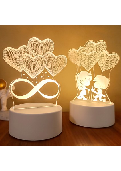 No.26 Boyutu Sololandor 3D LED Lamba Yaratıcı 3D LED Gece Işıkları Yenilik Illusion Gece Lambası 3D Illusion Masa Lambası Ev Dekoratif Işık (Yurt Dışından)