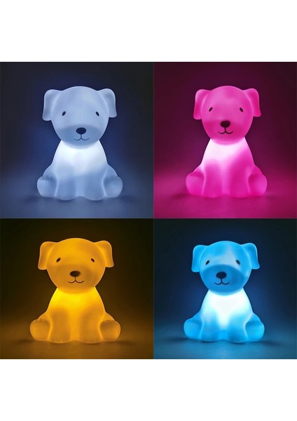 Ayı1 Stili Köpek Sıcak Ayı Unicorn Bulut Yıldız Ay LED Gece Lambası Lambası Sevimli Hayvan Karikatür Gece Lambası Bebek Çocuk Odası Başucu Oturma Odası Için (Yurt Dışından)