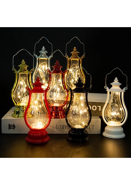 Siyah Mini Vintage Asılı Fenerler Pil ile Sıcak Işık LED Kamp Fener Açık Kamp Işık Için Hafif Çadır Işık (Yurt Dışından) fiyatları