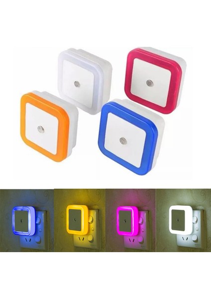 Sarı Mini Otomatik Hareket Sensörü Gece LED Işık Otomatik Lamba Kapalı Koridor Yatak Odası Oturma Odası Merdiven Lampu Tidur Aydınlatma Işıkları (Yurt Dışından) fiyatları