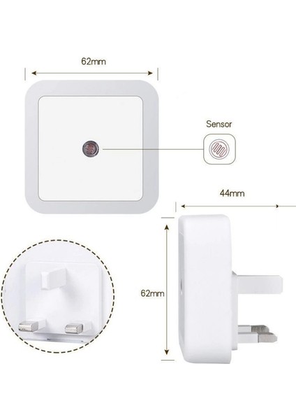 Sarı Mini Otomatik Hareket Sensörü Gece LED Işık Otomatik Lamba Kapalı Koridor Yatak Odası Oturma Odası Merdiven Lampu Tidur Aydınlatma Işıkları (Yurt Dışından) modelleri