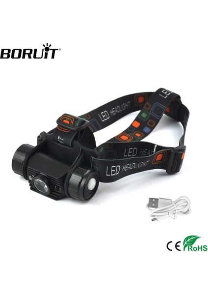 E Boruit RJ-020 LED Indüksiyon Headlamlm Hareket Sensörü Far Şarj Edilebilir Kafa Feneri Kamp Avcılık Için (Yurt Dışından) fırsatları