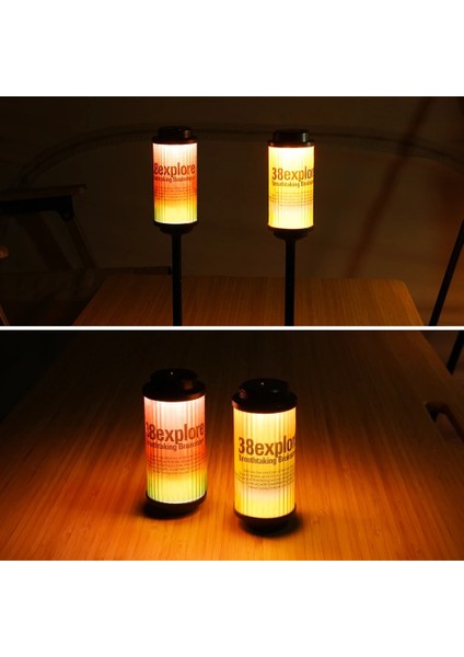 Beyaz Ah Yenı Kamp Işık USB Şarj Açık LED Kamp Feneri Mıknatıs ile Keşfet 38-Kt Mini LED Deniz Feneri El Feneri (Yurt Dışından) modelleri