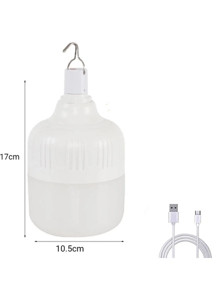 105MM Taşınabilir Kamp Işıkları USB Şarj Edilebilir LED Ampul 5 Aydınlatma Modu Kamp Fener Açık Acil Ampul Asılı Çadır Işık (Yurt Dışından)