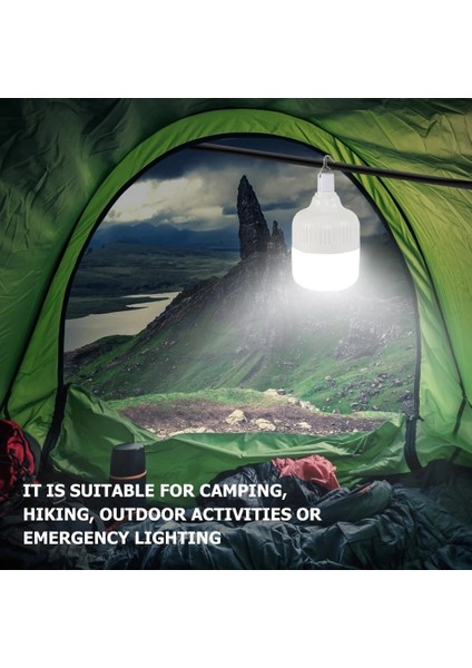 105MM Taşınabilir Kamp Işıkları USB Şarj Edilebilir LED Ampul 5 Aydınlatma Modu Kamp Fener Açık Acil Ampul Asılı Çadır Işık (Yurt Dışından) fiyatları