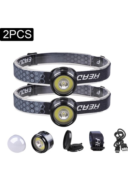 2 Adet Xpg + Cob LED Far Güçlü Manyetik Klip Çalışma El Feneri 4 Modları Açık Balıkçılık Kamp Için Su Geçirmez Far (Yurt Dışından)