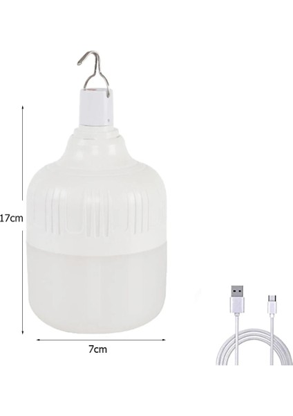 70MM Taşınabilir Fener Ampul Kamp Işıkları Şarj Edilebilir LED Ampul Işık Kamp Fener Acil Durum Ampuller Yüksek Güç Çadır Aydınlatma (Yurt Dışından)