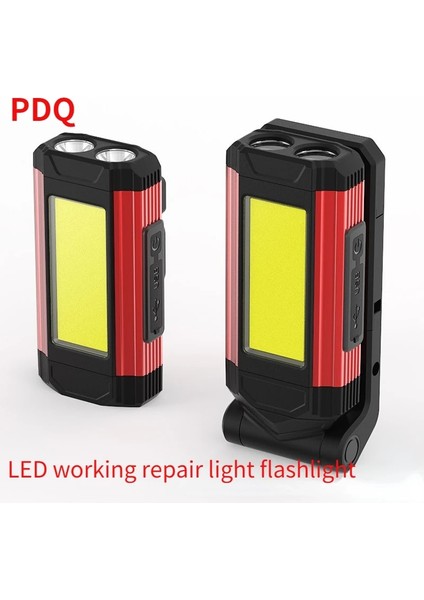 Gümüş-B Şarj Edilebilir Fener Lümen Olarak USB Güç Bankası Ob Çalışma Işığı LED El Feneri Kamp Lambası Mıknatıs ile (Yurt Dışından) fiyatları