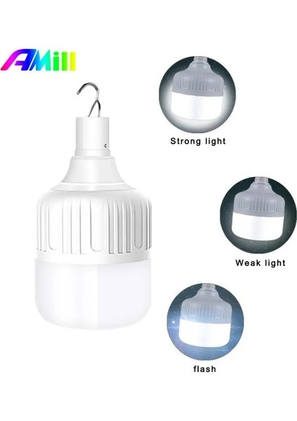 120W Taşınabilir Çadır Lambası Pil Fener USB LED Kamp Barbekü Işıkları Açık Yürüyüş Asılı Işık Acil Ampul Veranda Sundurma Bahçe (Yurt Dışından) fırsatları