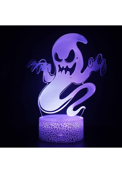 SS-1755 Tarzı SS-1124 Kafatası Kabak 3D Lamba Akrilik Masa Lambası Cadılar Bayramı Dekorasyon Ev Tatil Hediyeler Için Dokunmatik Uzaktan LED Gece Lambası Masa Süsleme (Yurt Dışından) indirimleri