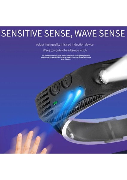 4 Adet Tarzı Yeşil 1-Ob LED Far Sensörü Far El Feneri USB Şarj Edilebilir Kafa Lambası Torch 4 Aydınlatma Modu Çalışma Işığı Dış Mekan (Yurt Dışından) modelleri