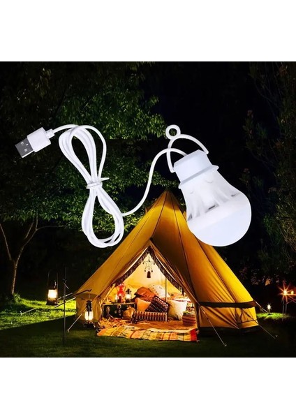 LED Ampul Işıkları Taşınabilir USB Güç Fener Lambası Beyaz Parlak Kamp Işık Kapalı Açık Okuma Çalışma Yatak Odası Kitap Işıkları Için (Yurt Dışından) fiyatları