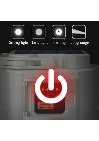 Yeşil LED Güneş Kamp Işıkları Taşınabilir Kamp Fener USB Şarj Edilebilir Kamp Çadırı Seyahat Lambası Açık Acil Durum El Feneri (Yurt Dışından) indirimleri