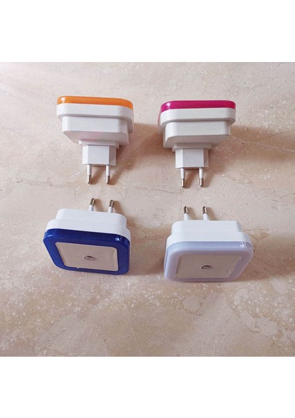 Mavi Ac 0.8W Kablosuz Sensör Gece Lambası Bebek Odası Yatak Odası Koridor Lampsmart Sensörlü Işık Ab Tak Yumuşak Işık Parlama Olmadan (Yurt Dışından)